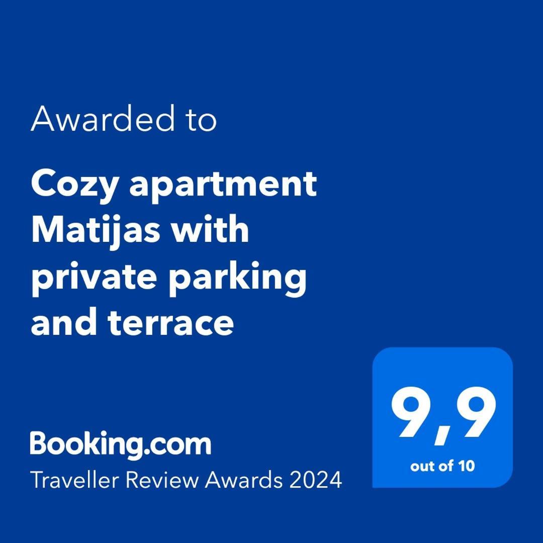 Cozy Apartment Matijas With Private Parking And Terrace Сплит Экстерьер фото